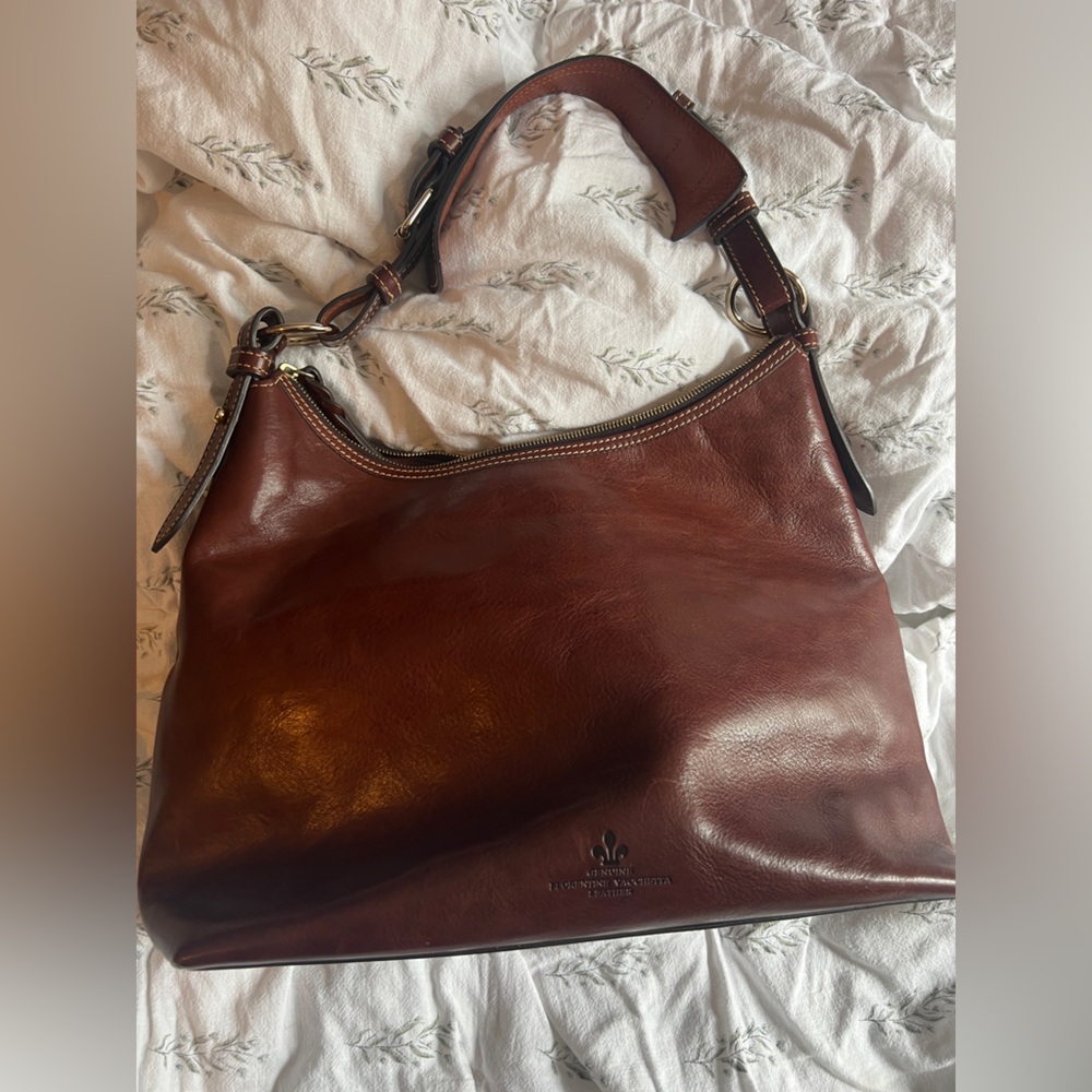 Dooney & Bourne Florentine leather shoulder hobo bag - Picture 5 of 5